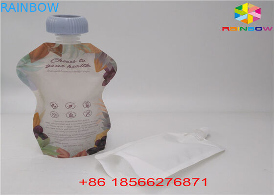 Yeniden Kullanılabilir Sıvı Borulu Çanta, Kapaklı Doypack Folyo Suyu Borulu