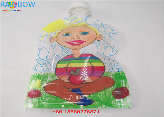 Yeniden Kullanılabilir Sıvı Borulu Çanta, Kapaklı Doypack Folyo Suyu Borulu