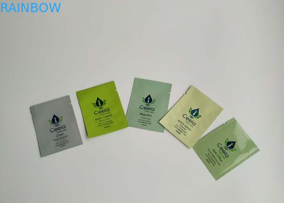 Cilt Kremi Kozmetik Ambalaj Çantası Dijital Baskı Çantası Özel 5ml Poşet