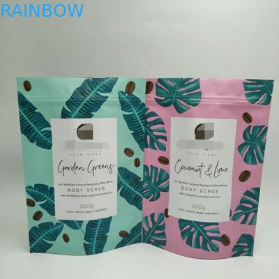 Holografik Plastik Çay Poşetleri Paketleme Kahve Eko Gıda Torbası Tek Taraflı Temizle