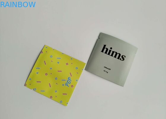 Dijital Özel Baskılı Plastik Torbalar Ambalaj Koku Vitamini Kapsüller Toz Torbası