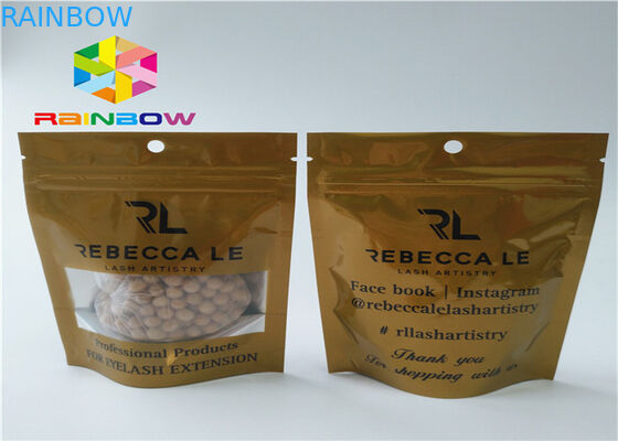 CMYK Baskı Isı Yalıtım Ambalaj Torbaları, Koku Korumalı Stand Up Fermuar Çanta Torbaları