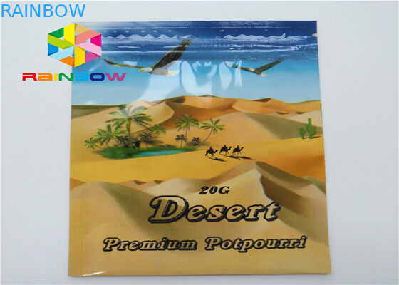 CMYK Baskı Isı Yalıtım Ambalaj Torbaları, Koku Korumalı Stand Up Fermuar Çanta Torbaları