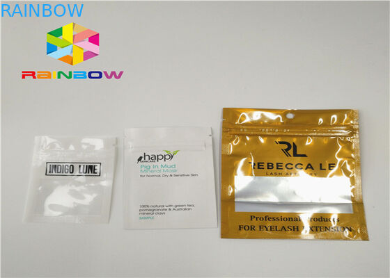 Bitkisel Tütsü için Üç Taraflı Mühür Ambalaj Parlak / Mat Etkisi Plastik Torbalar