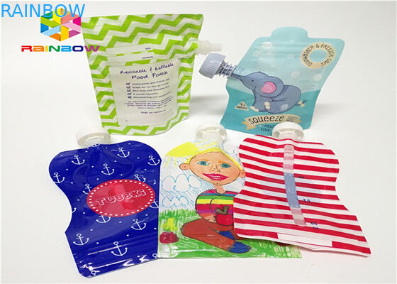 Alüminyum Folyo Stand Up Bacalı Kılıfı Ambalaj Özel Baskı 120ml Plastik