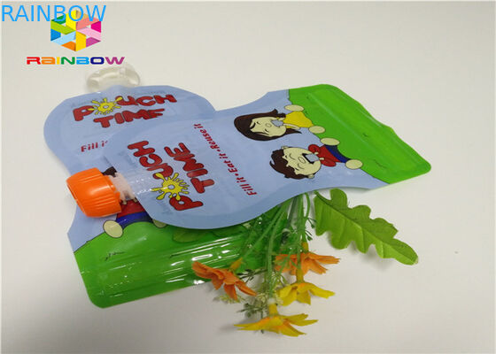 Alüminyum Folyo Stand Up Bacalı Kılıfı Ambalaj Özel Baskı 120ml Plastik