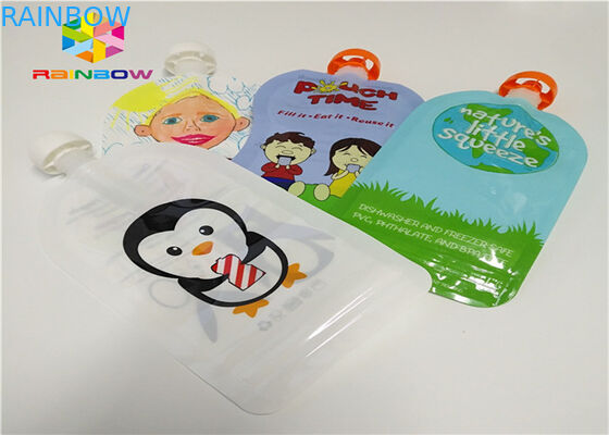 Alüminyum Folyo Stand Up Bacalı Kılıfı Ambalaj Özel Baskı 120ml Plastik