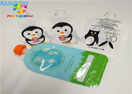 Alüminyum Folyo Stand Up Bacalı Kılıfı Ambalaj Özel Baskı 120ml Plastik