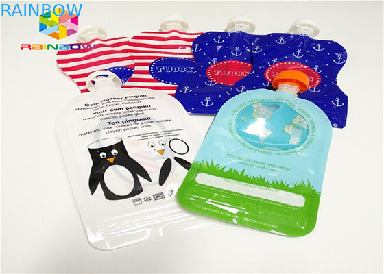 Alüminyum Folyo Stand Up Bacalı Kılıfı Ambalaj Özel Baskı 120ml Plastik