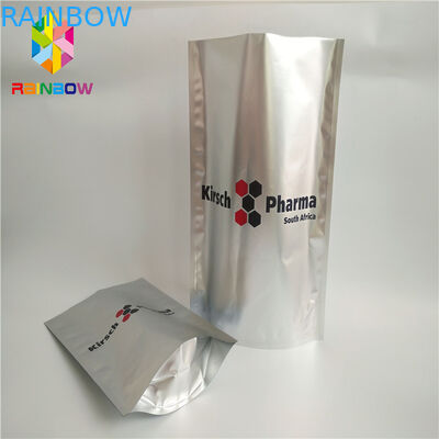 Yeniden Kapanabilir Alüminyum Folyo Ambalaj Torbaları, Lamine Stand Up Fermuarlı Kese Gıda Sınıfı