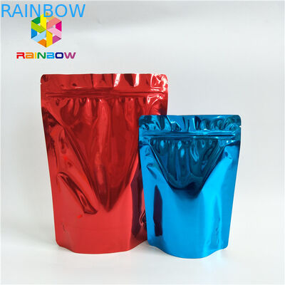 Gıda Sınıfı Özel Baskılı Stand Up Torbalar Baskılı Koku Korumalı Alüminyum Folyo Kilitli