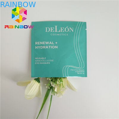 Üç Taraflı Baskılı Kilitli Torba Lamine Alüminyum Folyo Yüz Göz Maskesi