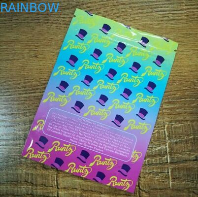 Hologram Baskı Bitkisel Tütsü Ambalajları, Çerezler Büyük Als Egzotik İçin Plastik Kılıfı Stand Up