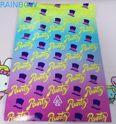 Hologram Baskı Bitkisel Tütsü Ambalajları, Çerezler Büyük Als Egzotik İçin Plastik Kılıfı Stand Up