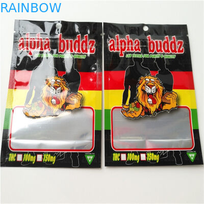 Childproof Bitkisel Tütsü Ambalajı Dijital Hologram Baskı Stand Up Plastik Kılıfı