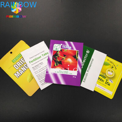 Koku Geçirmez Açılıp Kapanabilir Kilitli Çanta Mylar Gıda Güvenli Alüminyum Folyo Vakum Ambalaj 3x4 Inç