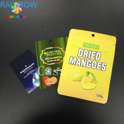 Alüminyum Folyo Plastik Kendinden Mühürlü Çanta Üstü Açık Renkli Küçük Hediye Depolama Paketleme