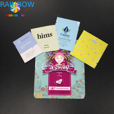 Alüminyum Folyo Plastik Kendinden Mühürlü Çanta Üstü Açık Renkli Küçük Hediye Depolama Paketleme