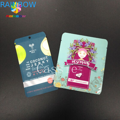 Düz Üstü Açık Kavrama Contası Torbaları Açılıp Kapanabilir Gözyaşı Çentik Mylar Kılıfı Alüminyum Folyo