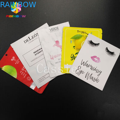 Yüz Maskesi Paketi Alüminyum Folyo Stand Up Kılıfı Kozmetik Krem Yağ Mylar Ambalaj Çanta