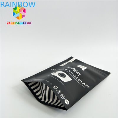 Vana / Fermuar ile Özel Boyut Ambalaj Alüminyum Folyo Stand Up Kahve Torbalar