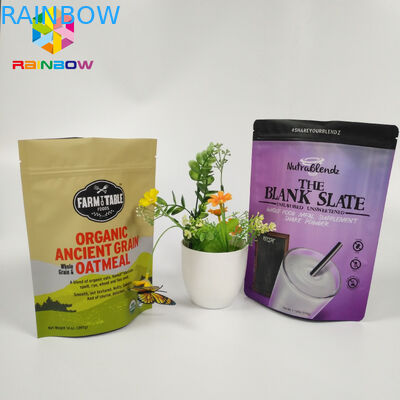 Açılıp kapanabilir Snack Çanta Ambalaj Alüminyum Folyo Doypack Zip Kilit Kılıfı Stand Up