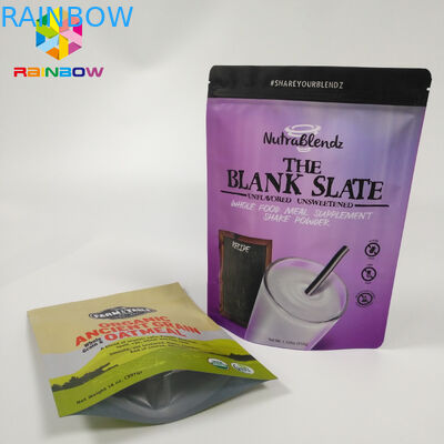 Açılıp kapanabilir Snack Çanta Ambalaj Alüminyum Folyo Doypack Zip Kilit Kılıfı Stand Up