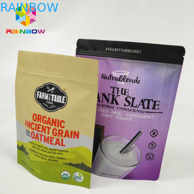 Açılıp kapanabilir Snack Çanta Ambalaj Alüminyum Folyo Doypack Zip Kilit Kılıfı Stand Up