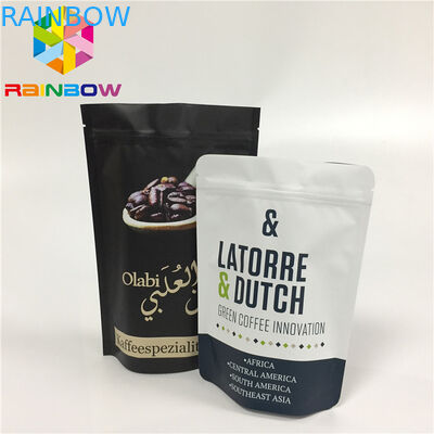 MOPP Özel Baskı Alüminyum Folyo Çanta Neme Dayanıklı Fermuar Kilidi Valf