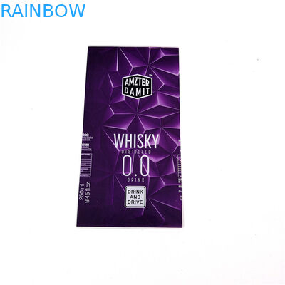 UV Suya Dayanıklı Shrink Sleeve Etiketleri Plastik Su Şişesi Etiketi İçin Suya Dayanıklı Renkli