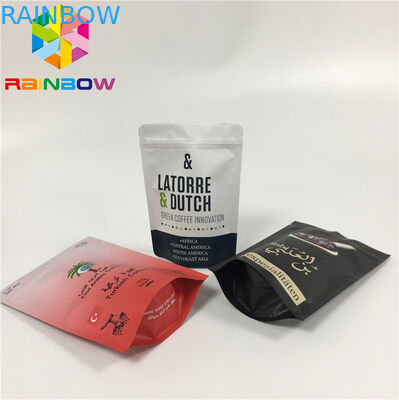 FDA Lamine Folyo Çanta Ambalaj Fermuar Gravür Baskı ile Kese Standı