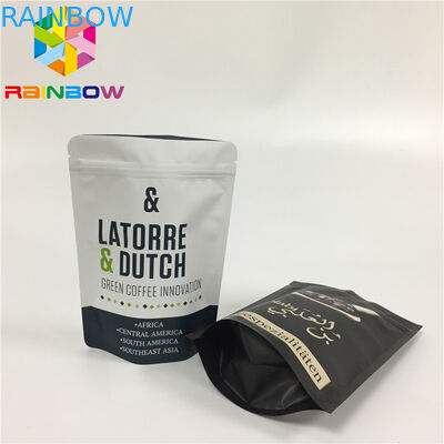 FDA Lamine Folyo Çanta Ambalaj Fermuar Gravür Baskı ile Kese Standı