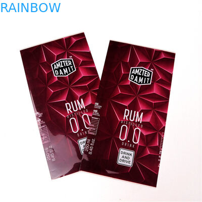 Tam Renkli Baskı PET Isıyla Daralan Makaron İçecek Shrink Etiketleri Özel Logo Isıya Duyarlı