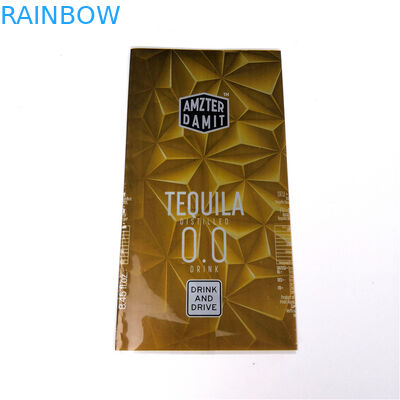 Tam Renkli Baskı PET Isıyla Daralan Makaron İçecek Shrink Etiketleri Özel Logo Isıya Duyarlı