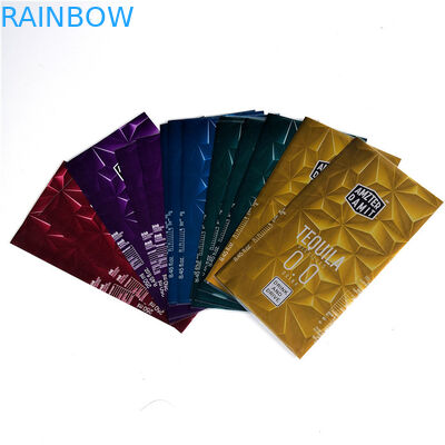 Özel Baskılı Shrink Wrap Şişe Etiketleri, Su Geçirmez Shrink Wrap Bantları CMYK Renkli