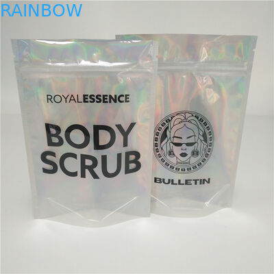 Shinning Holografik Folyo Kılıfı Ambalaj Hologram Çanta Mylar Glitter Toz Oje Çantası