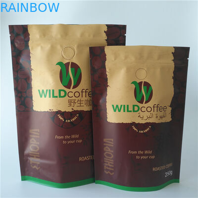 Özel Baskılı Alüminyum Folyo Stand Up Kılıfı Geri Dönüşümlü Mat Yüzey PDA SGS Onayı