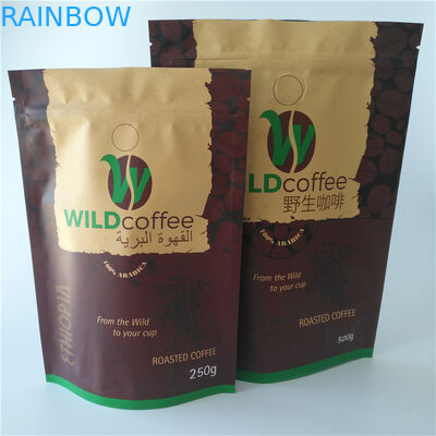 Özel Baskılı Alüminyum Folyo Stand Up Kılıfı Geri Dönüşümlü Mat Yüzey PDA SGS Onayı