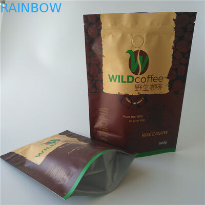 Özel Baskılı Alüminyum Folyo Stand Up Kılıfı Geri Dönüşümlü Mat Yüzey PDA SGS Onayı