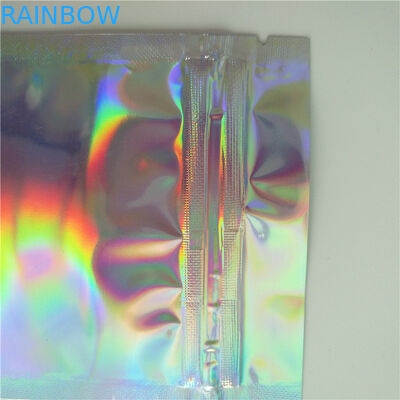 Stand Up Kozmetik Kılıfı Makyaj Çantası Moda Temizle Parlak Çanta Kılıfı Holografik Hologram Kozmetik Çantaları
