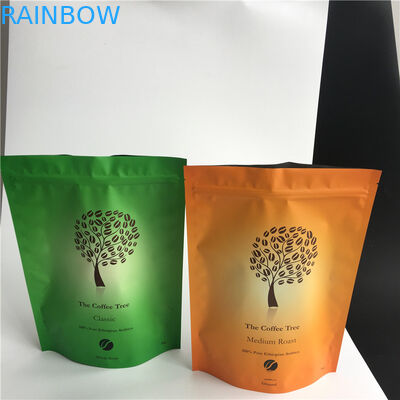 Dijital Baskı ayakta ayağa Açılıp Kapanabilir Kilitli En Kahve Çantaları Vana 250g 500g 1kg