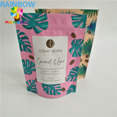 Lamine folyo bas fermuarlı çanta stand up kese ambalaj özel baskılı plastik torbalar kahve torbalar plastik sıcak satış