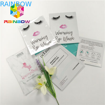 Üç Yan Mühür Özel Baskılı Stand Up Torbalar Alüminyum Folyo Kozmetik Çantası