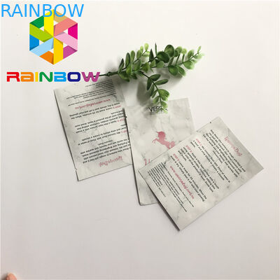 Üç Yan Mühür Özel Baskılı Stand Up Torbalar Alüminyum Folyo Kozmetik Çantası