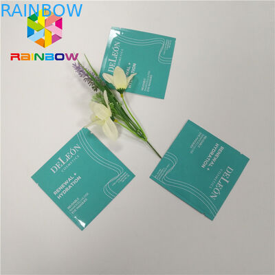 Üç Yan Mühür Özel Baskılı Stand Up Torbalar Alüminyum Folyo Kozmetik Çantası