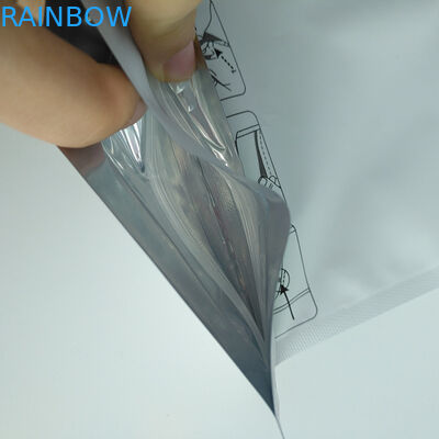 3 Yan Mühür Mat Stand Up Çanta Ambalaj, Stand Up Fermuarlı Çanta Çocuk Proof