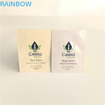 Isı Yalıtım Alüminyum Folyo Çantalar Plastik Poşet Cilt Bakımı İçin Örnek Yüz Kremi