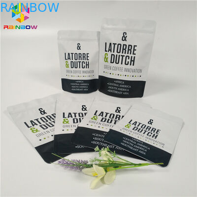 Alüminyum folyo kese ambalaj kilitli yeniden kapatılabilir kapaklı kahve çanta gravür baskı