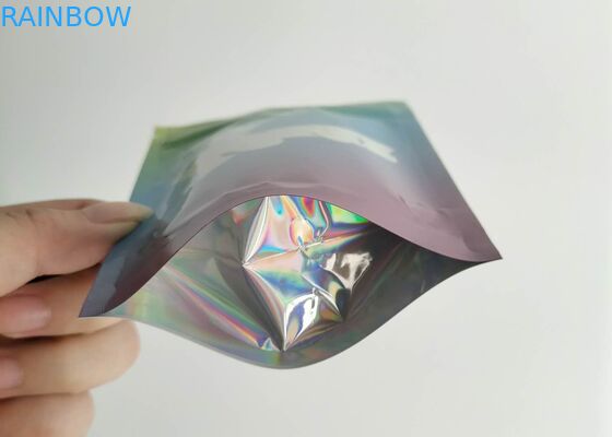 Koku Korumalı Plastik Torbalar Paketleme Ot Runtz Çantası Gravür Baskı Net Pencere