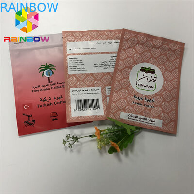 Yeniden Kullanılabilir Stand Up Folyo Kılıfı Ambalajı Renkli Alüminyum Folyo Kahve Çantalı Kilitli